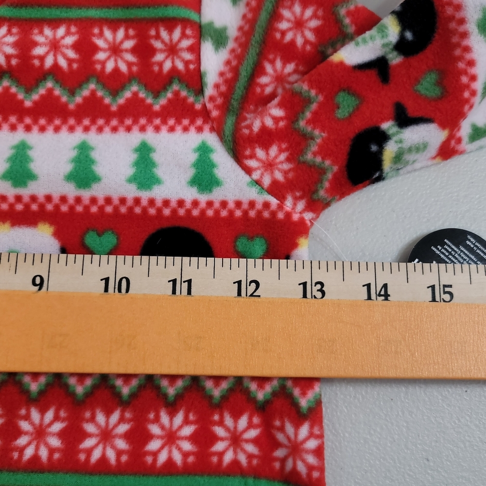 JOE BOXER Christmas Print Pajamas One Piece Suit Blanket Sleeper. 4T - Picture 4 of 9